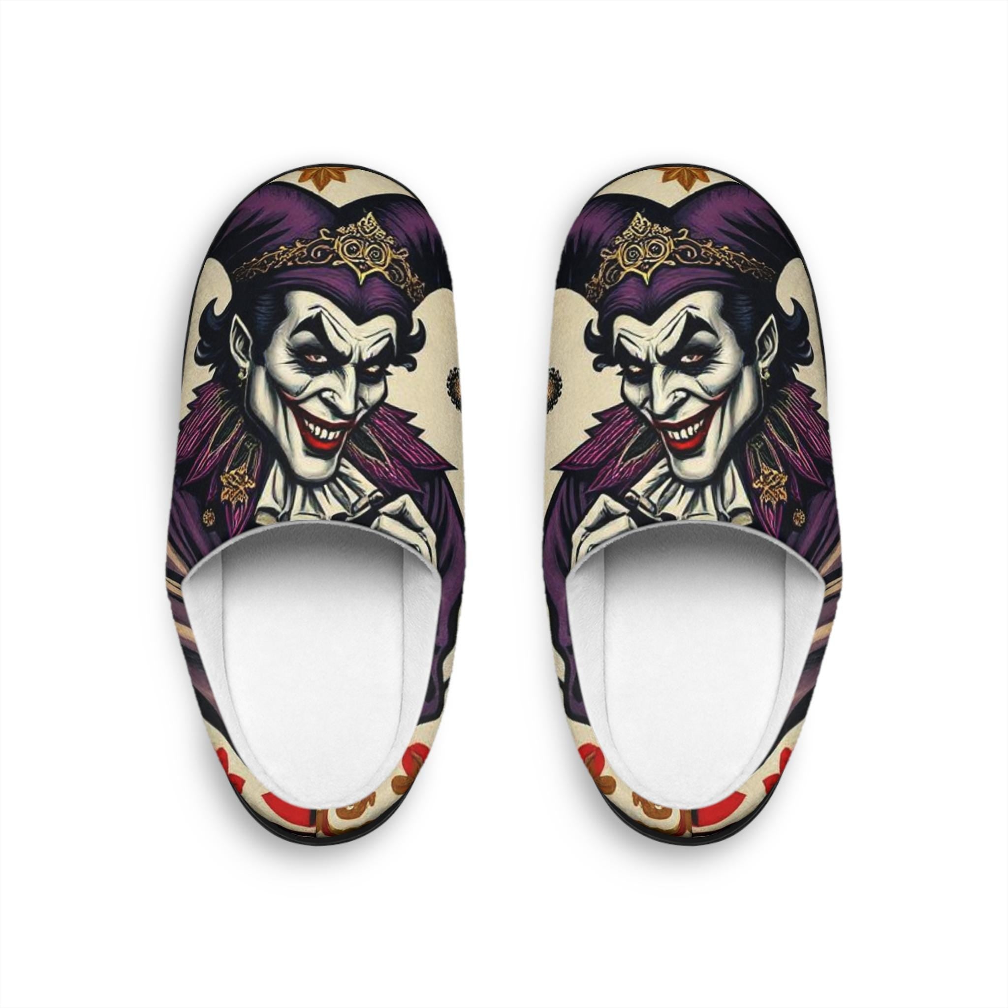 Laughing Joker Skull Slippers | Men's Indoor Slippers