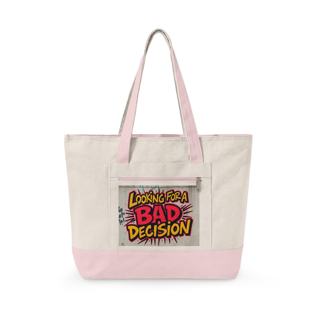 Looking for a Bad Decision Tote Bag | Comic Pop Art Quote