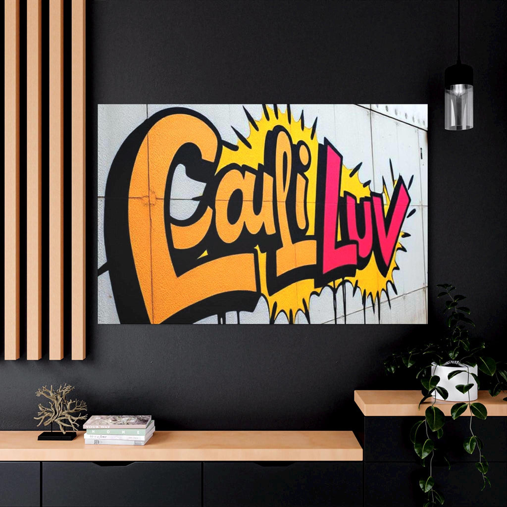 Cali Luv Graffiti Canvas Print | Matte Stretched Wall Art