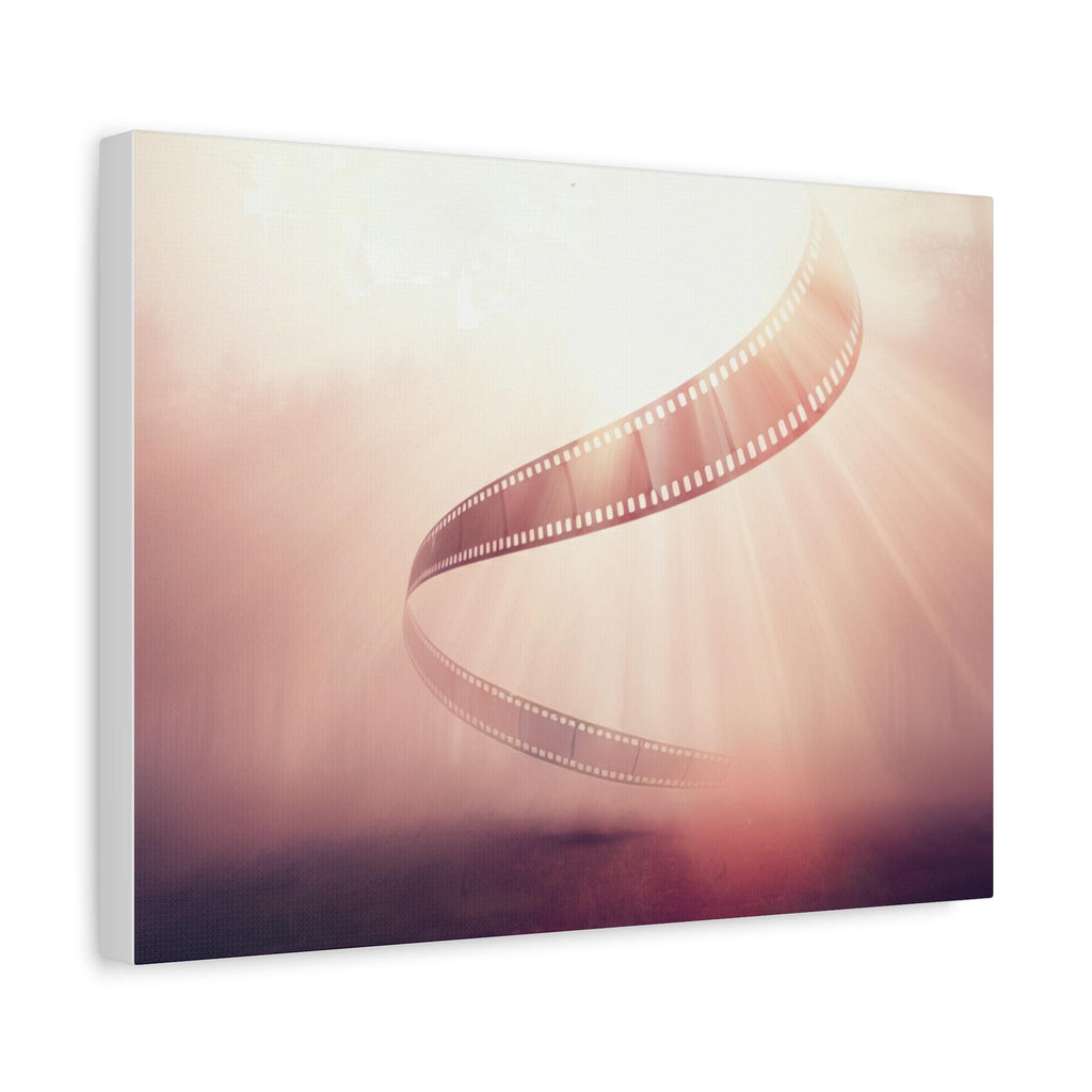 Film Reel Spiral Matte Canvas