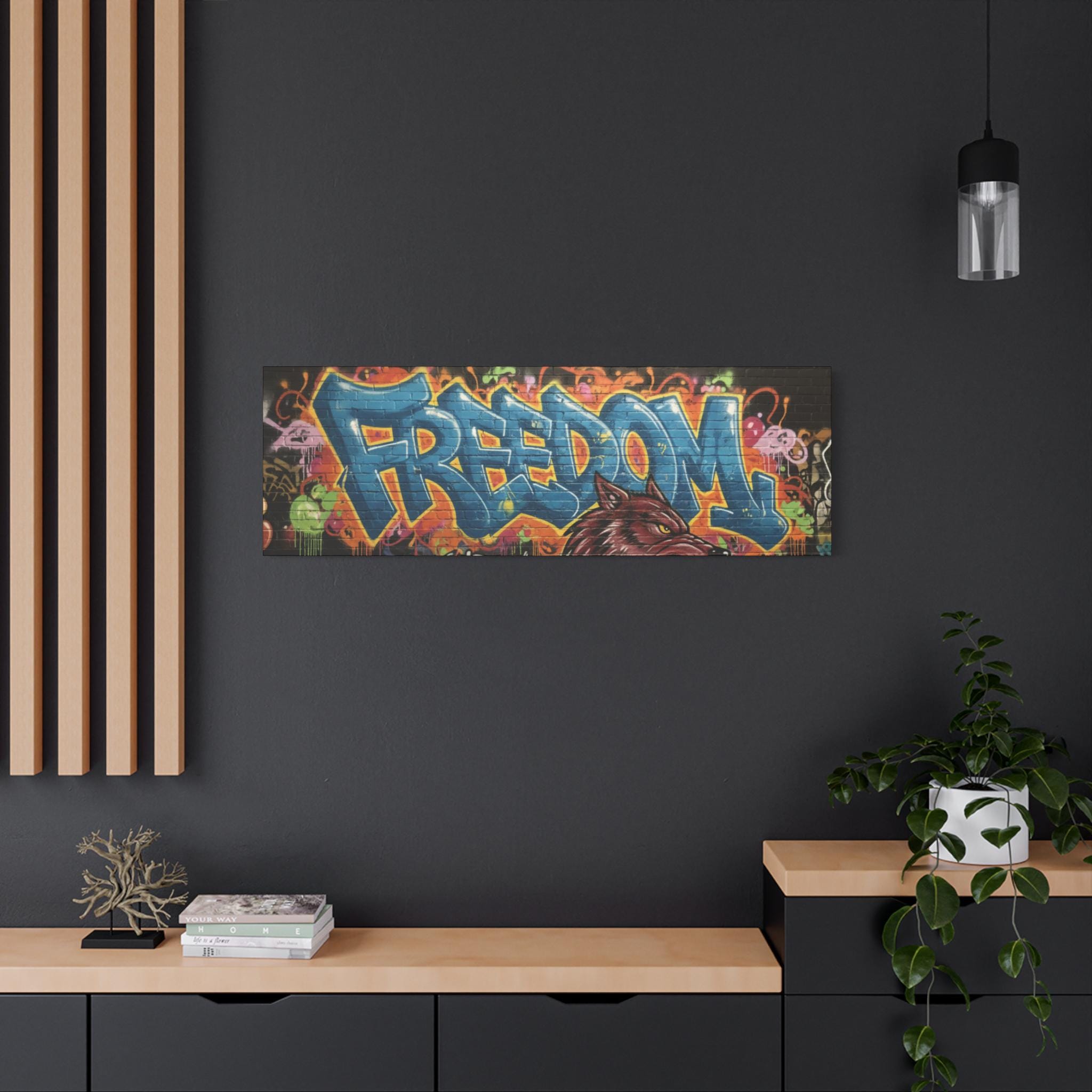 Freedom Graffiti Canvas