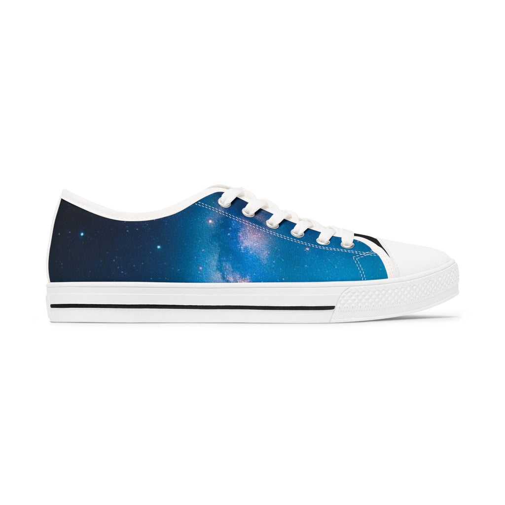 Galaxy Nebula Low Top Sneakers | Space Print Canvas Shoes