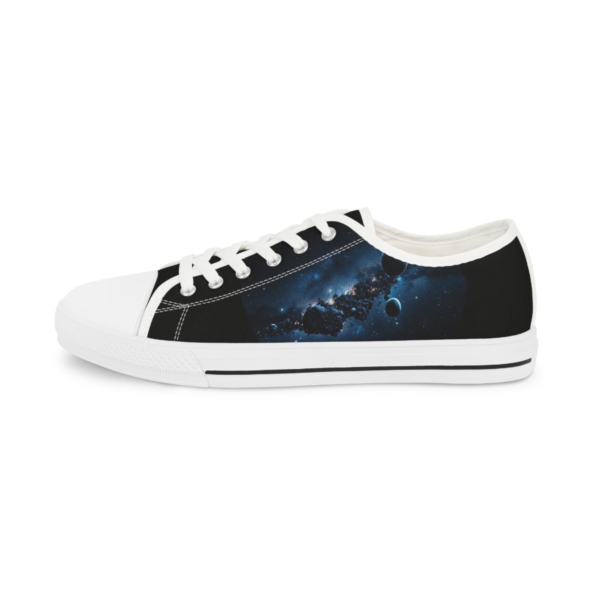 Galaxy Night Sky Sneakers | Low Top Canvas Shoes