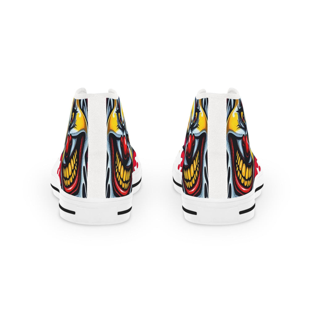 Evil Circus Clown Men's High Top Sneakers