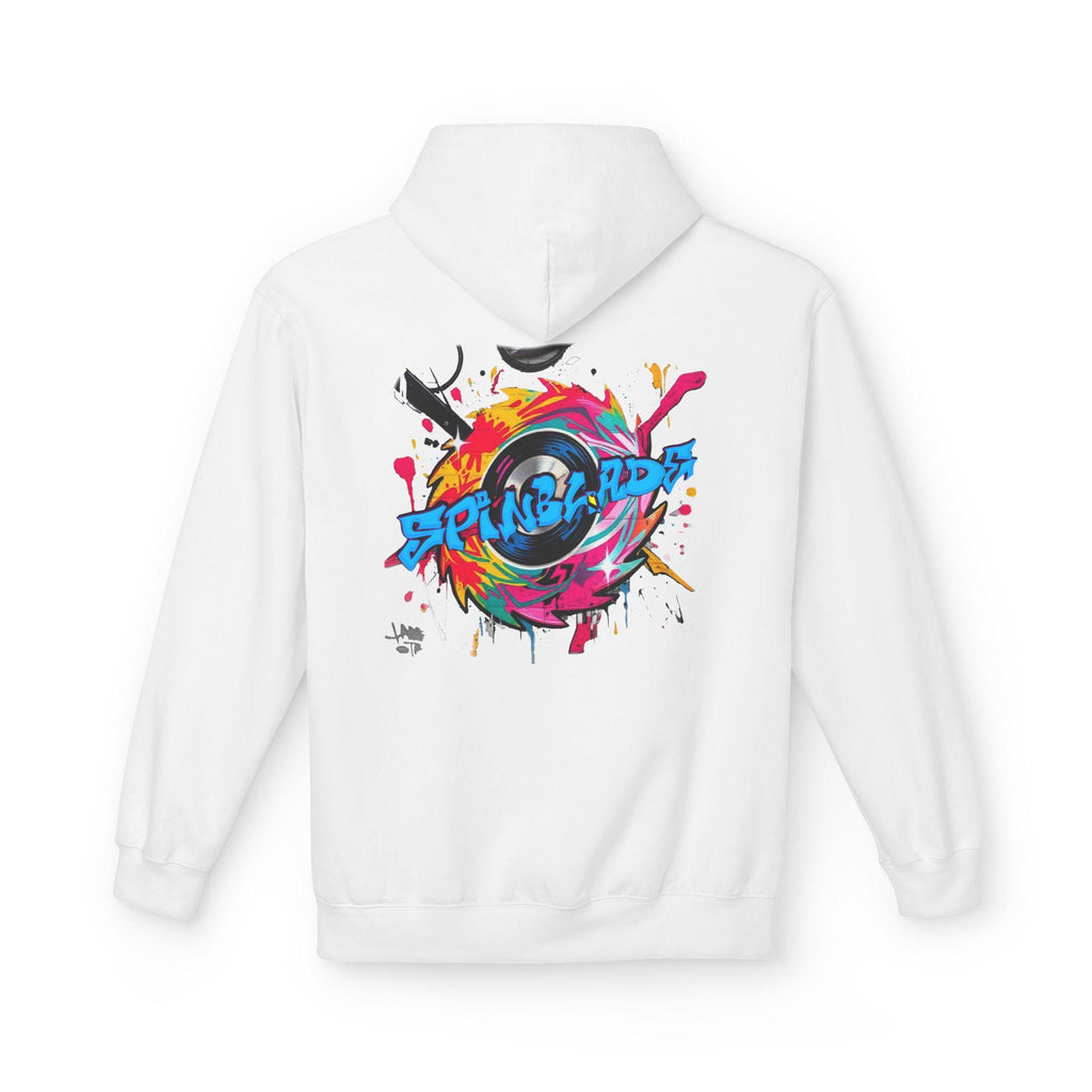 Spinblade Graffiti Saw Hoodie | Colorful DJ Record Streetwear