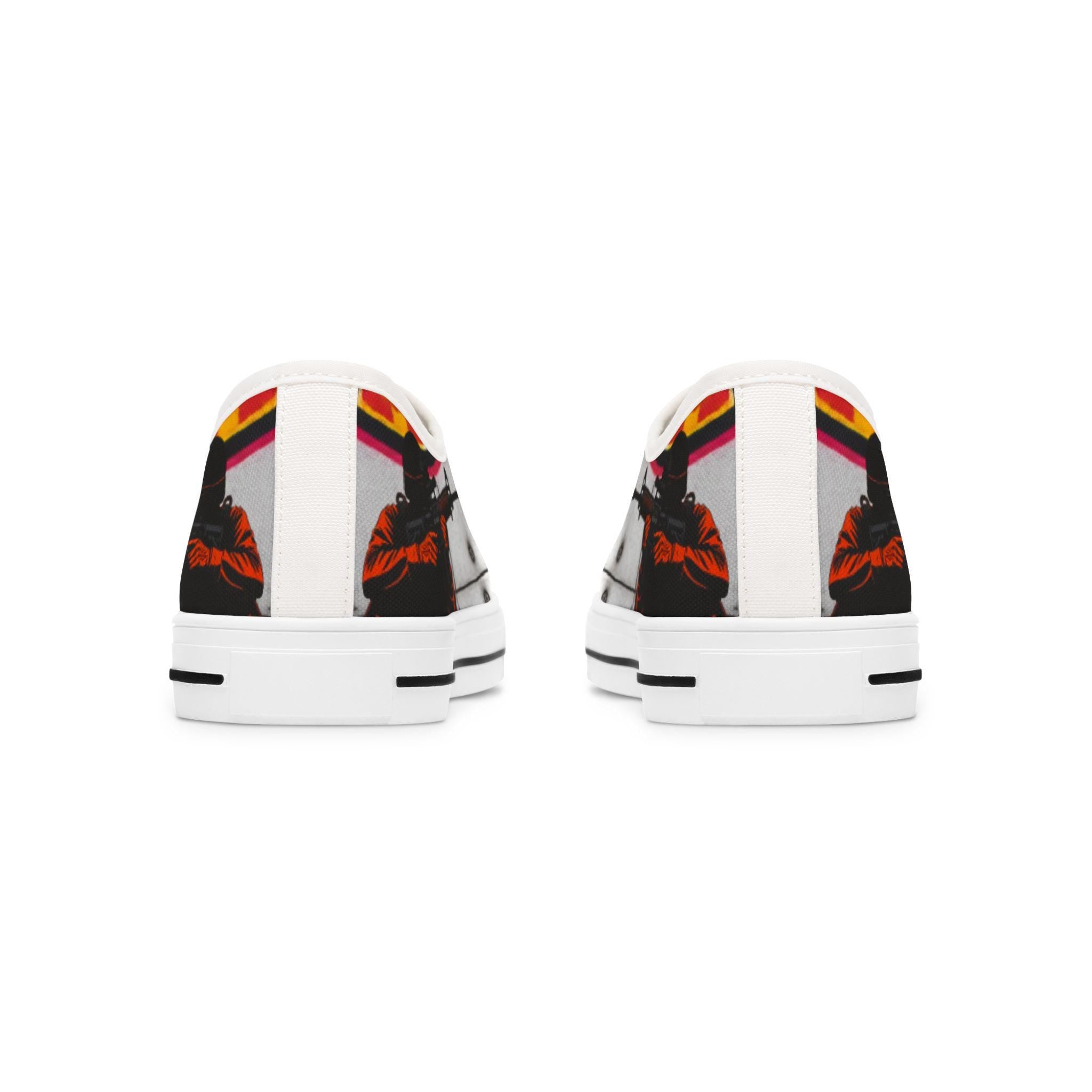 Colorful Graffiti Soldier Sneakers | Low Top Sneakers