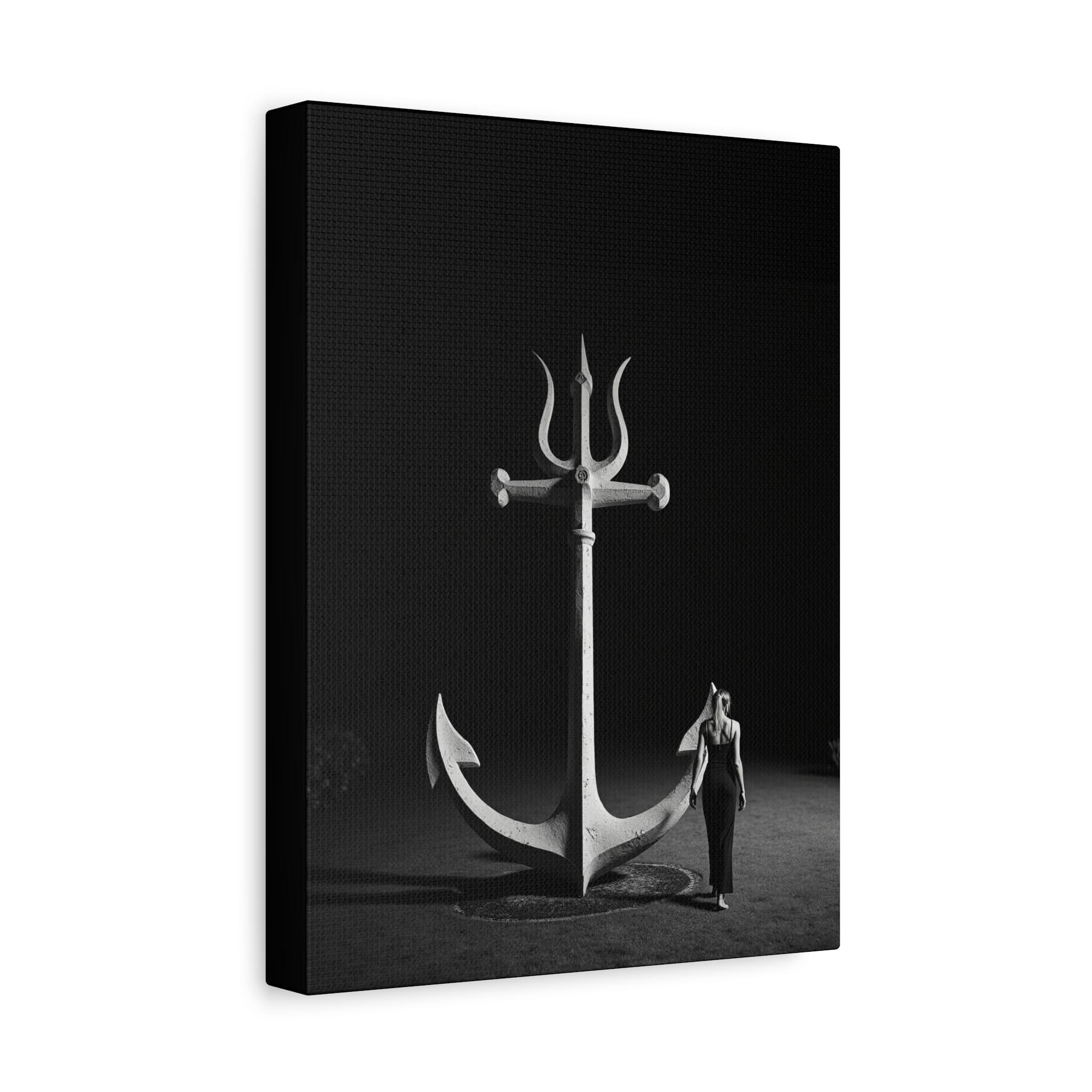 Anchor Sculpture Canvas | Matte Stretched Wall Art