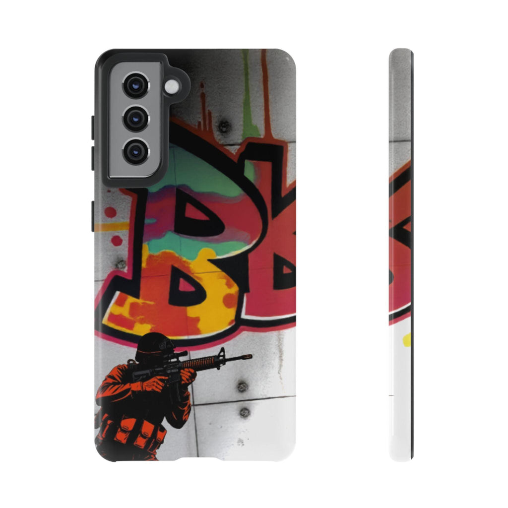 Graffiti Soldier Phone Case | Urban Street Art iPhone Case