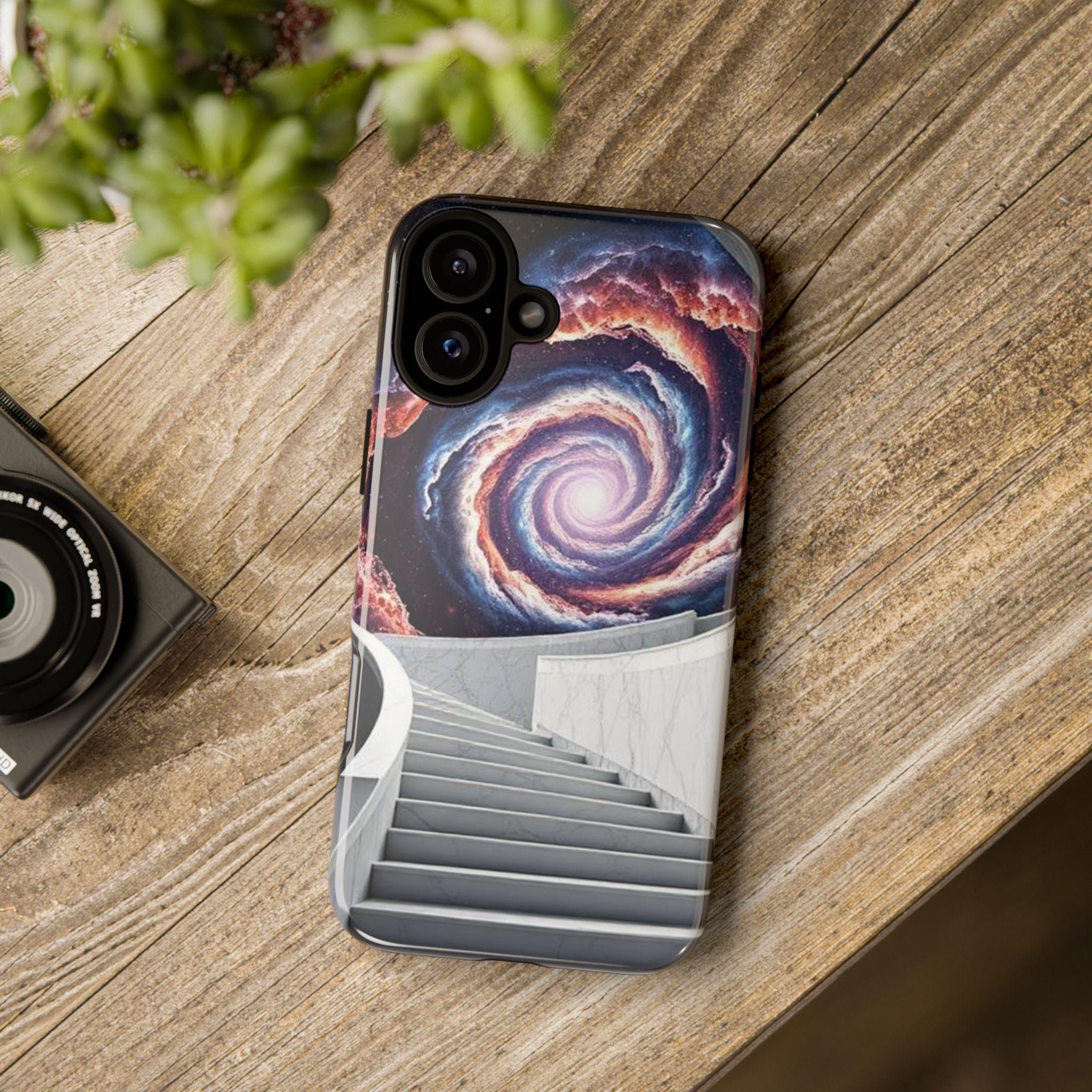 Spiral Galaxy Staircase Phone Case | Tough Cases