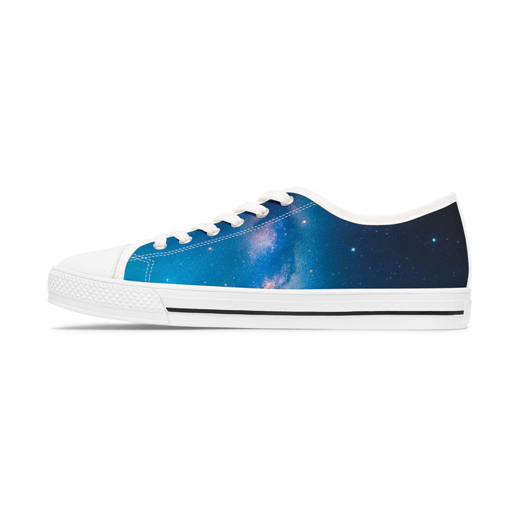 Galaxy Nebula Low Top Sneakers | Space Print Canvas Shoes