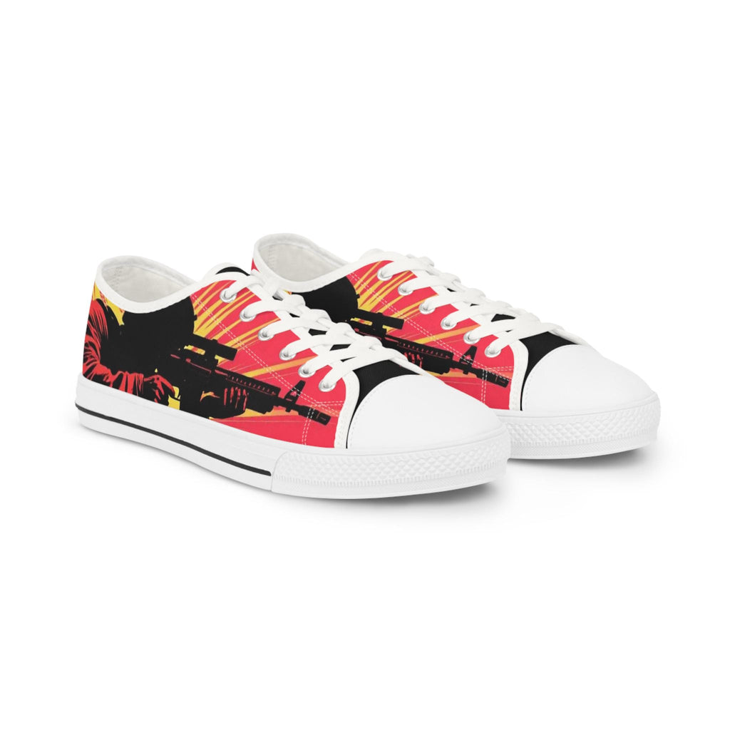 Sunburst Soldier Graphic Sneakers | Low Top Sneakers