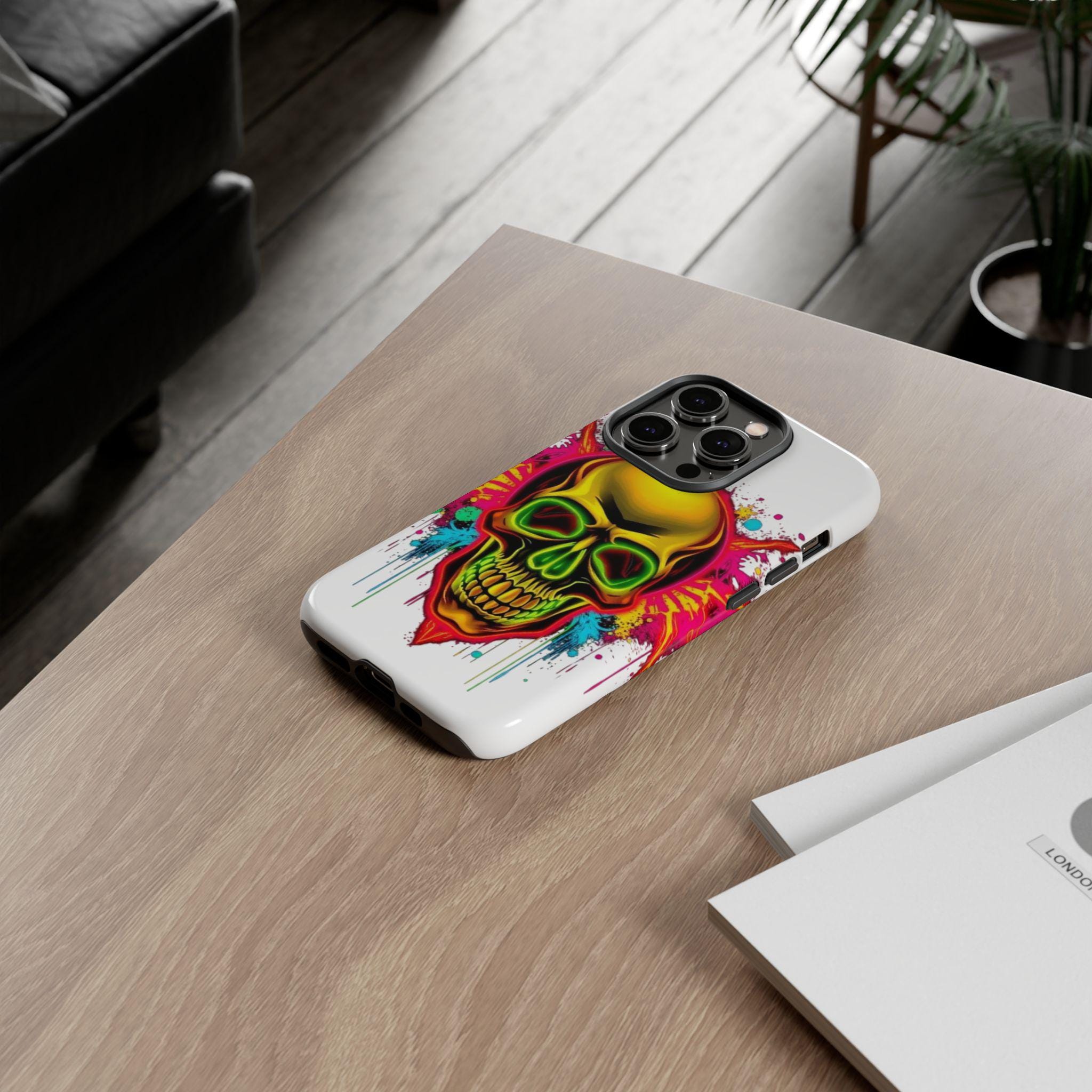 Neon Skull Phone Case | Tough Case