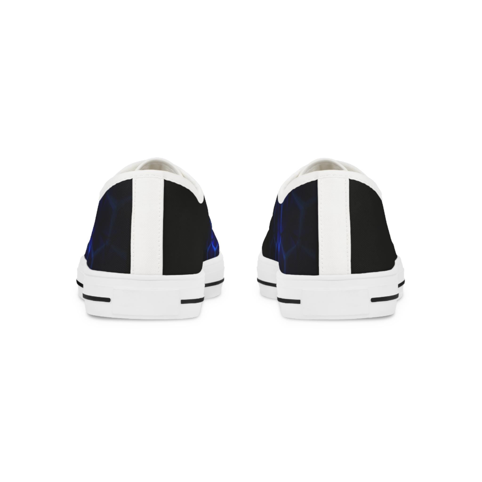 Blue Hexagon Circuit Sneakers | Low Top Sneakers