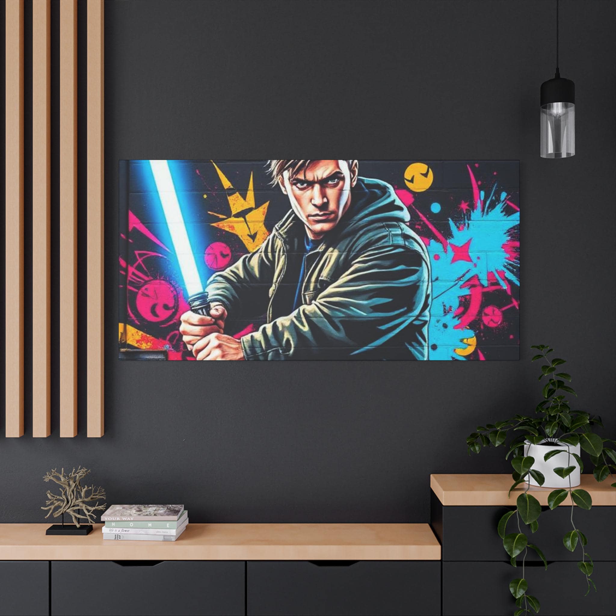 Lightsaber Hero Canvas