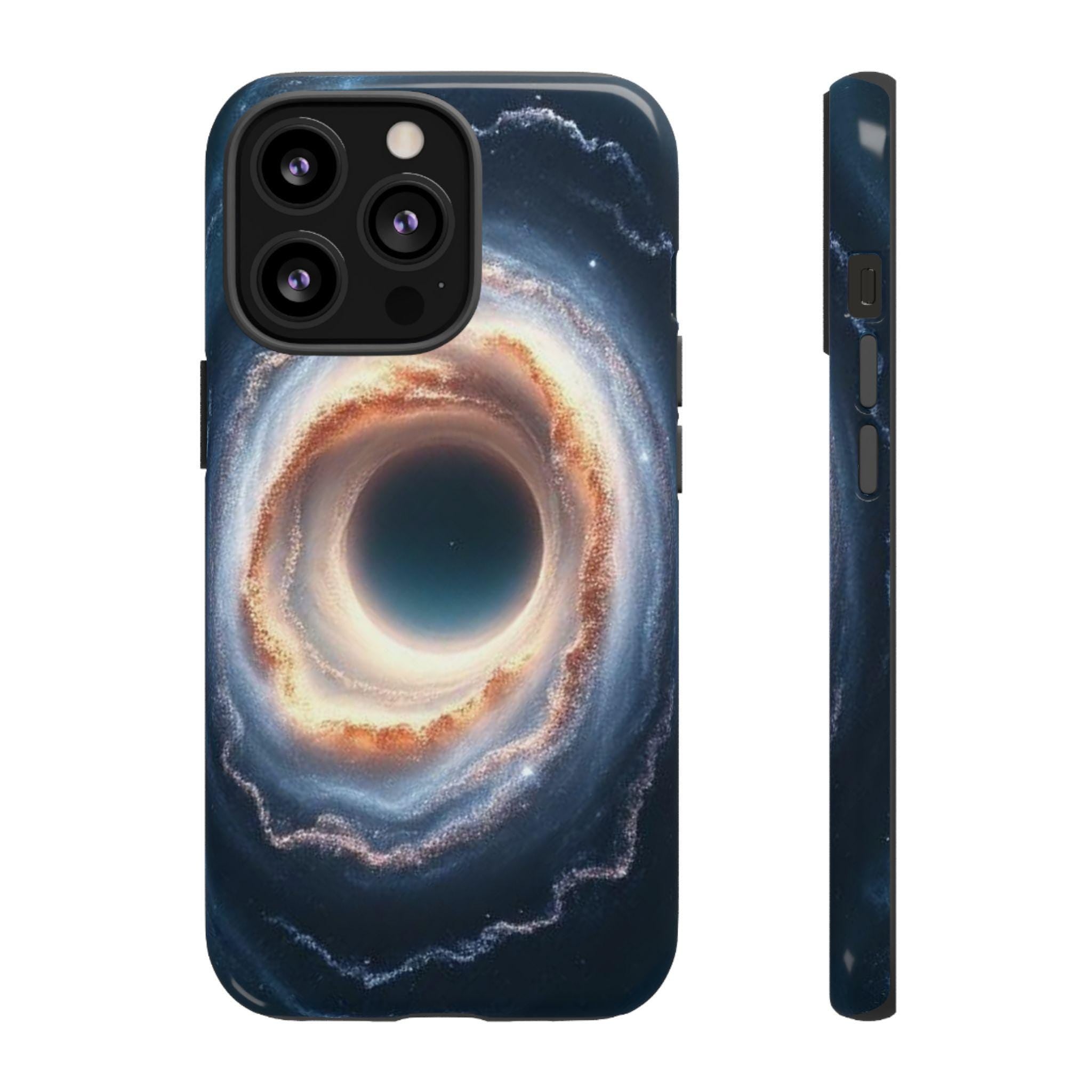 Cosmic Black Hole Galaxy Tough Case | Space Nebula Phone Cover