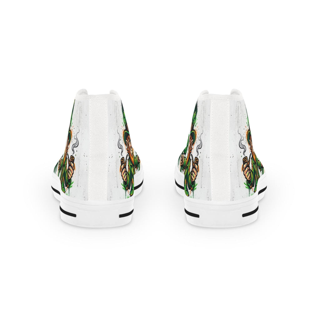 Leprechaun and Shamrock High Top Sneakers