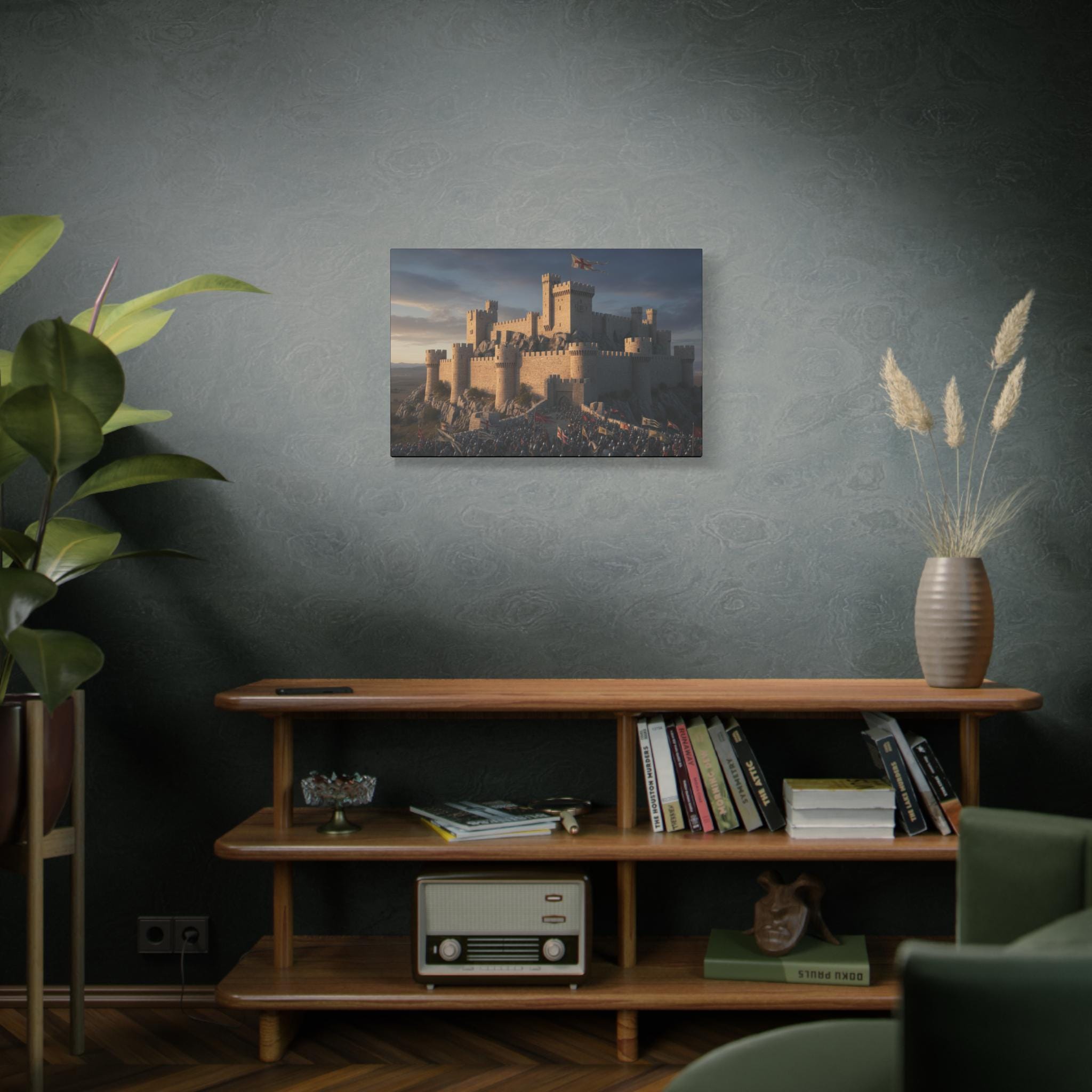 Medieval Castle Siege Matte Canvas