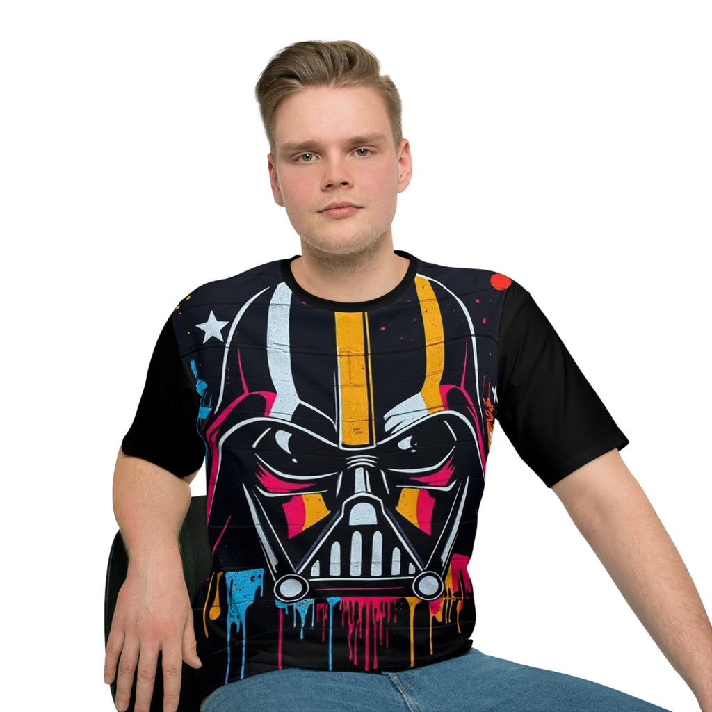 Neon Darth Vader Mask T-Shirt | All-Over Print