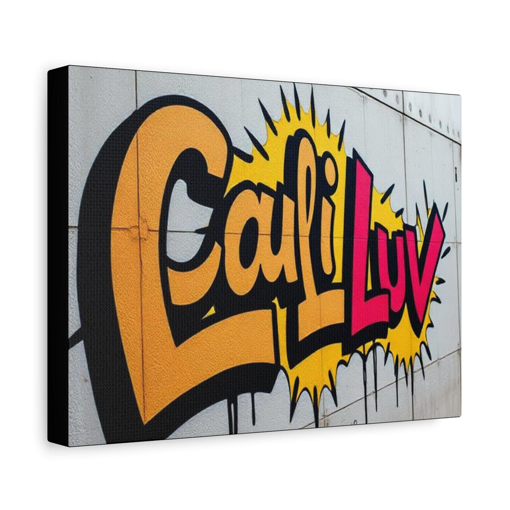 Cali Luv Graffiti Canvas Print | Matte Stretched Wall Art