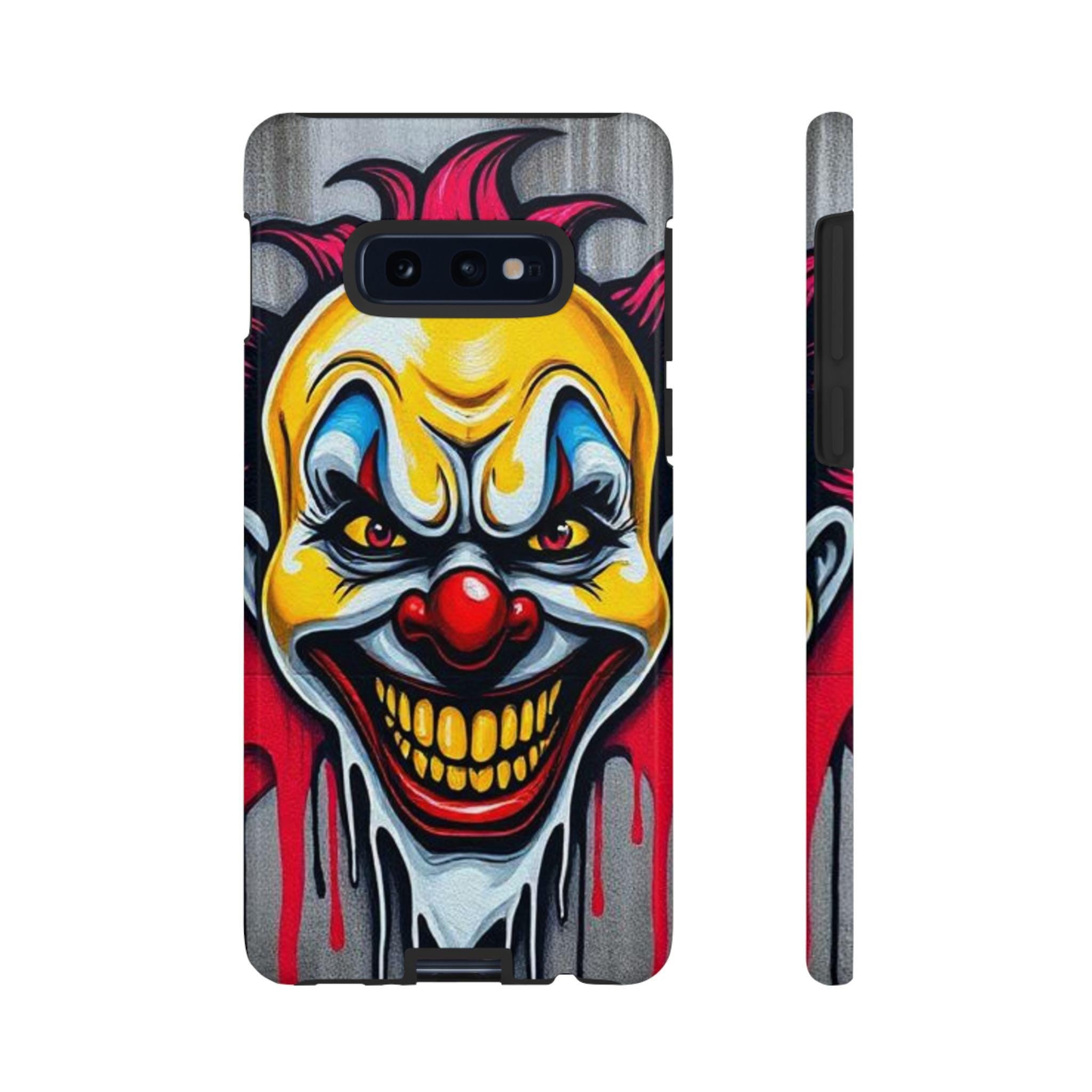 Creepy Grinning Clown Phone Case | Tough Case
