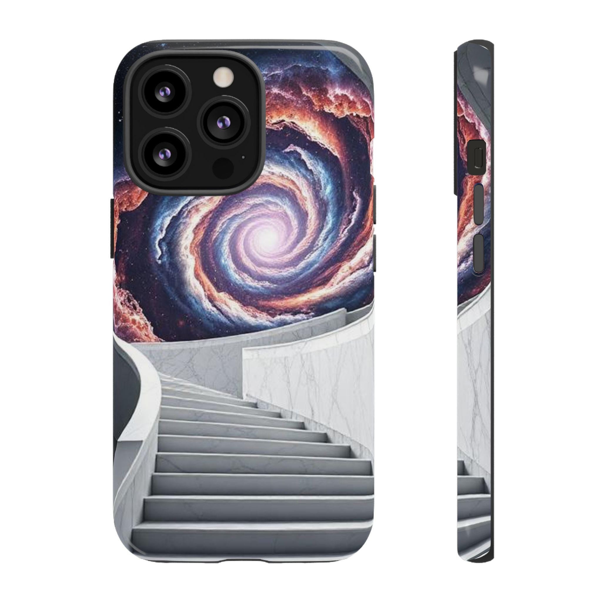 Spiral Galaxy Staircase Phone Case | Tough Cases