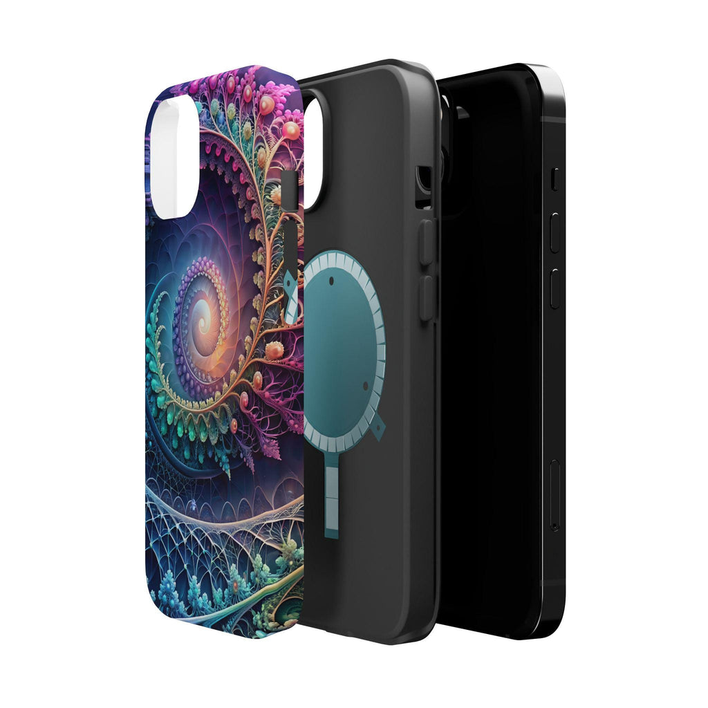 Colorful Fractal Spiral Phone Case | Magnetic Impact-Resistant Case