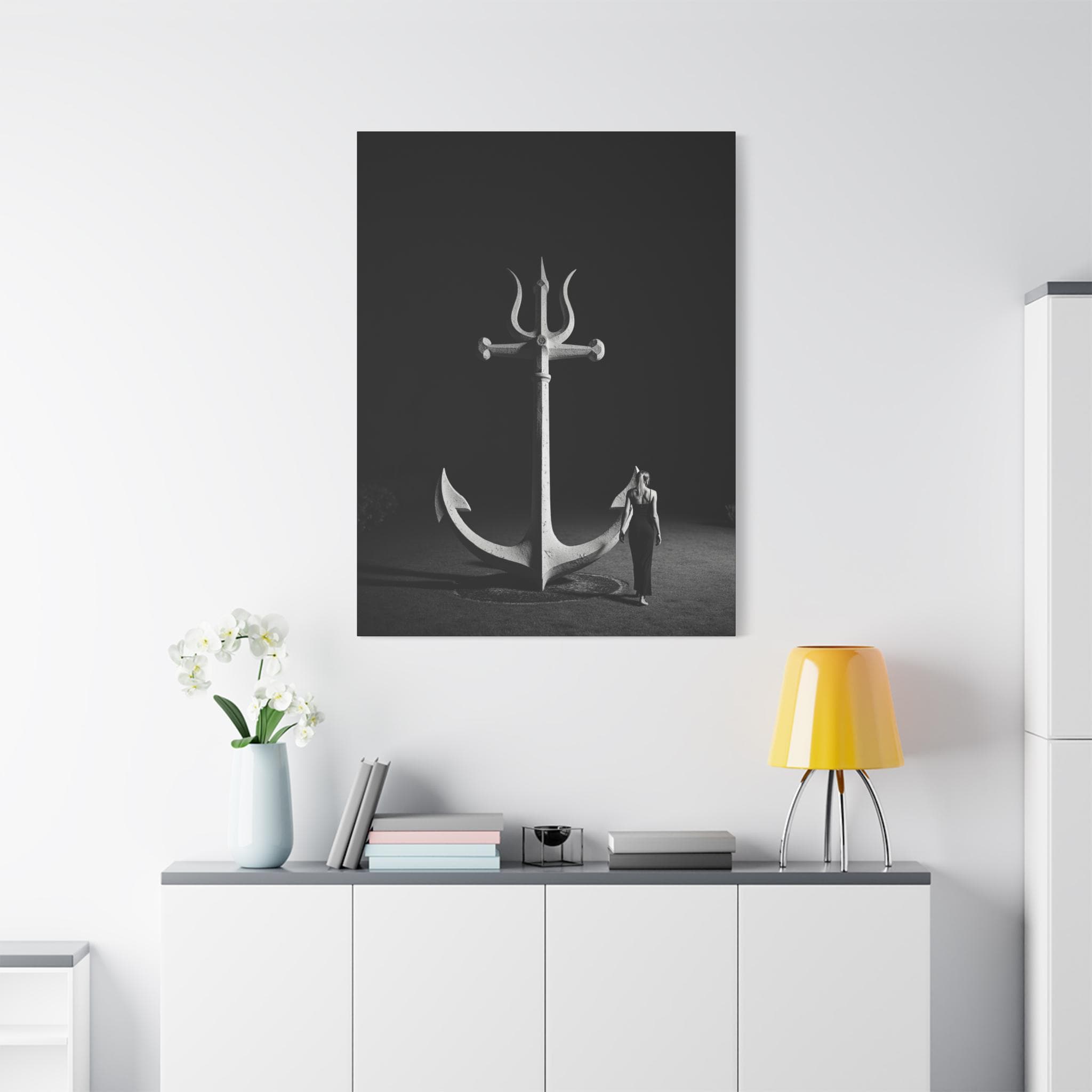 Anchor Sculpture Canvas | Matte Stretched Wall Art