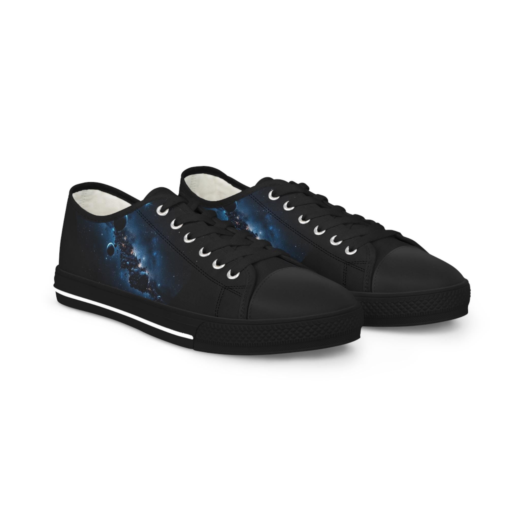 Galaxy Night Sky Sneakers | Low Top Canvas Shoes