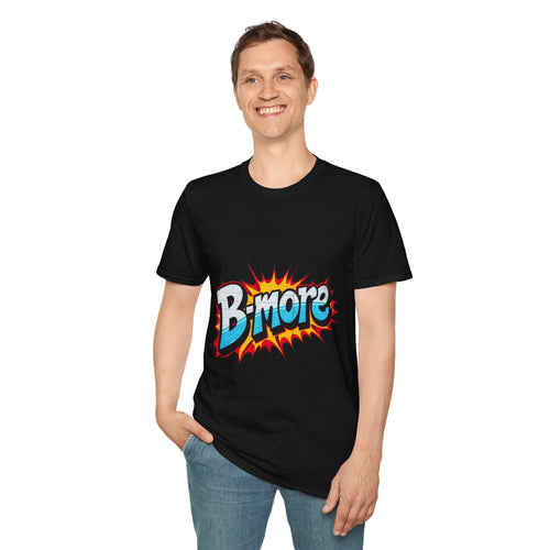 B-More Comic Pop Art T-Shirt | Baltimore Graphic Tee