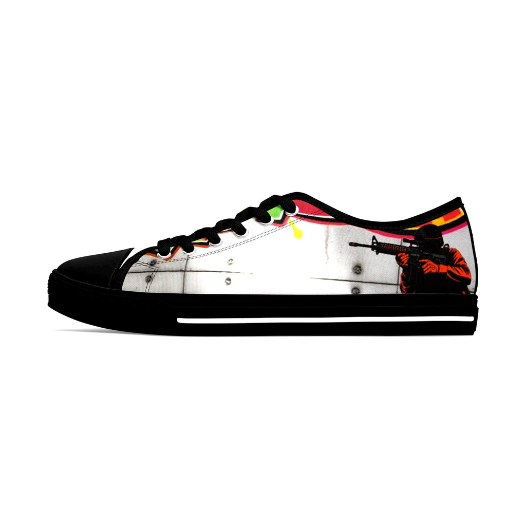 Colorful Graffiti Soldier Sneakers | Low Top Sneakers