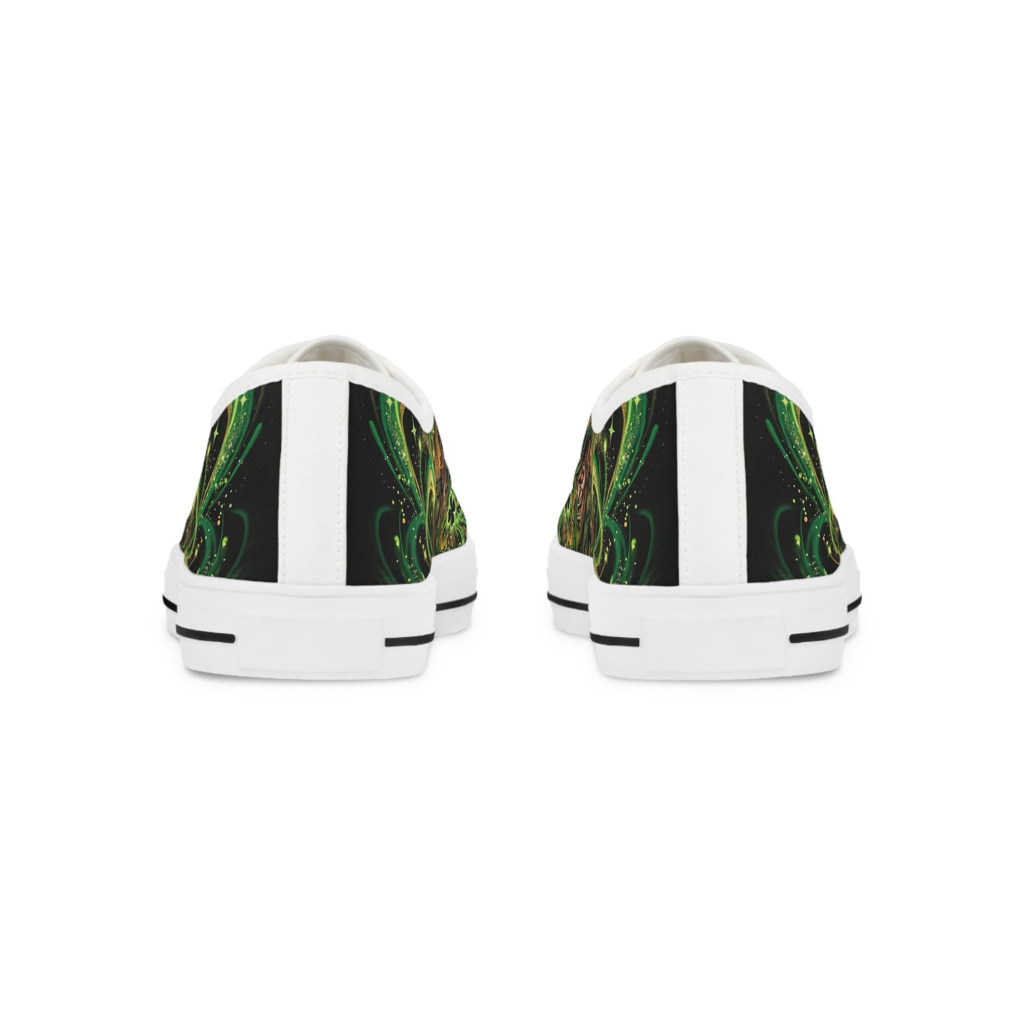 Leprechaun and Shamrock Sneakers | Low Top Shoes