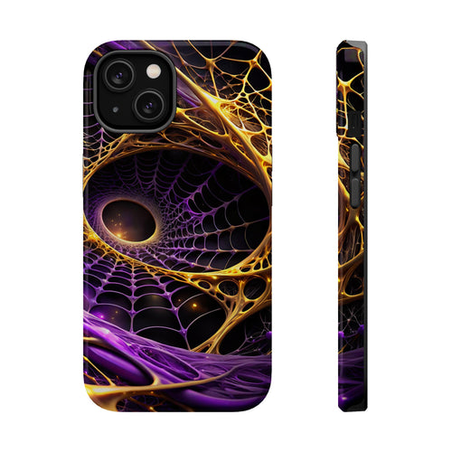 Abstract Fractal Web Phone Case | Magnetic Impact-Resistant Case