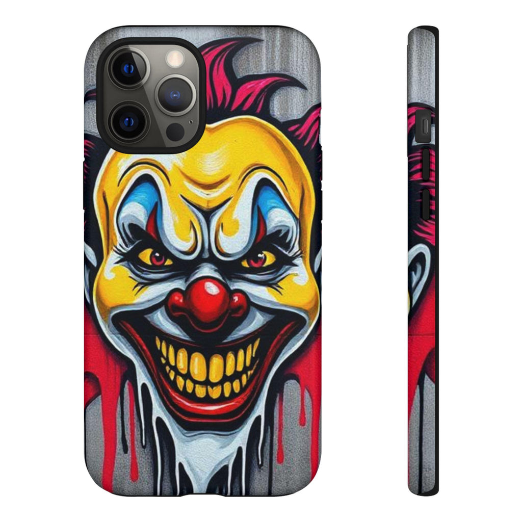 Creepy Grinning Clown Phone Case | Tough Case