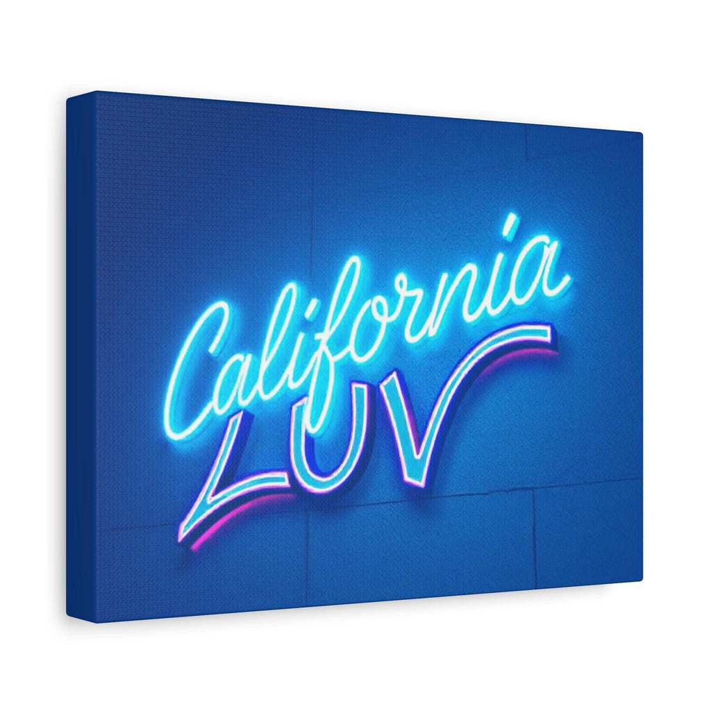 California Luv Neon Sign Canvas