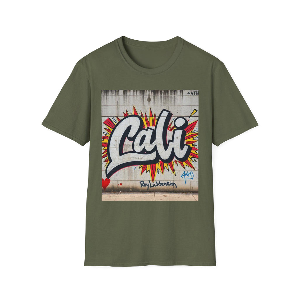 Cali Graffiti T-Shirt | Street Art California Wall Mural