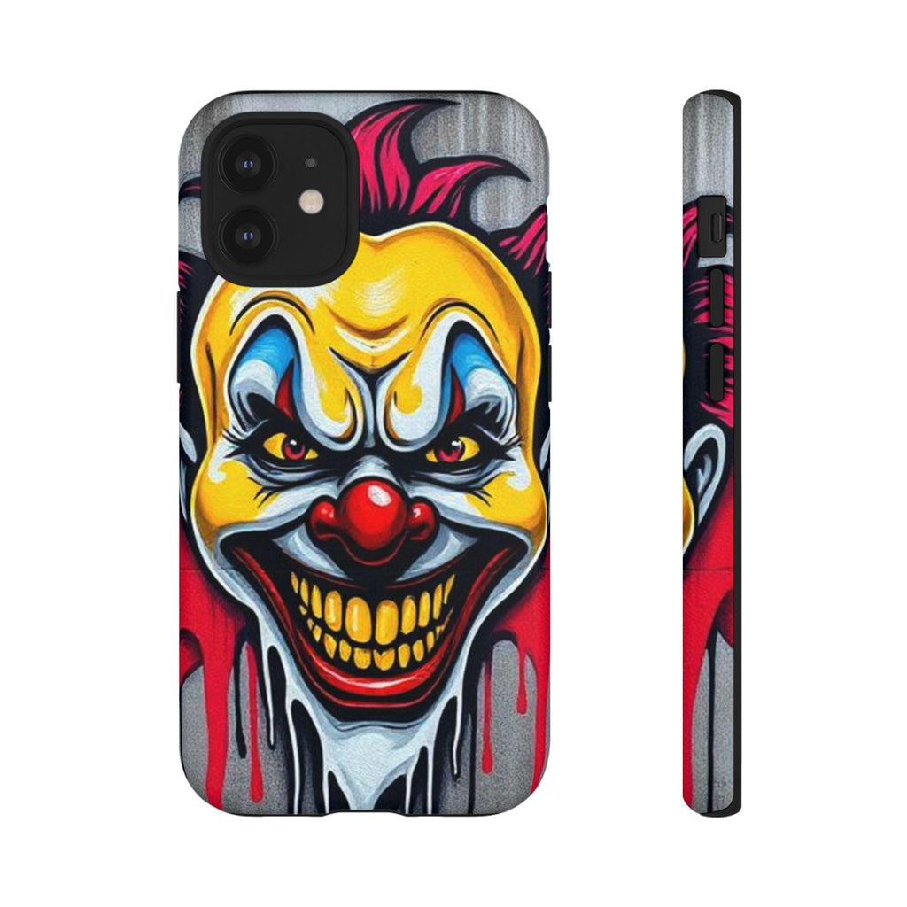 Creepy Grinning Clown Phone Case | Tough Case