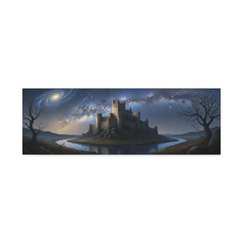 Moonlit Castle Matte Canvas | Stretched Wall Art