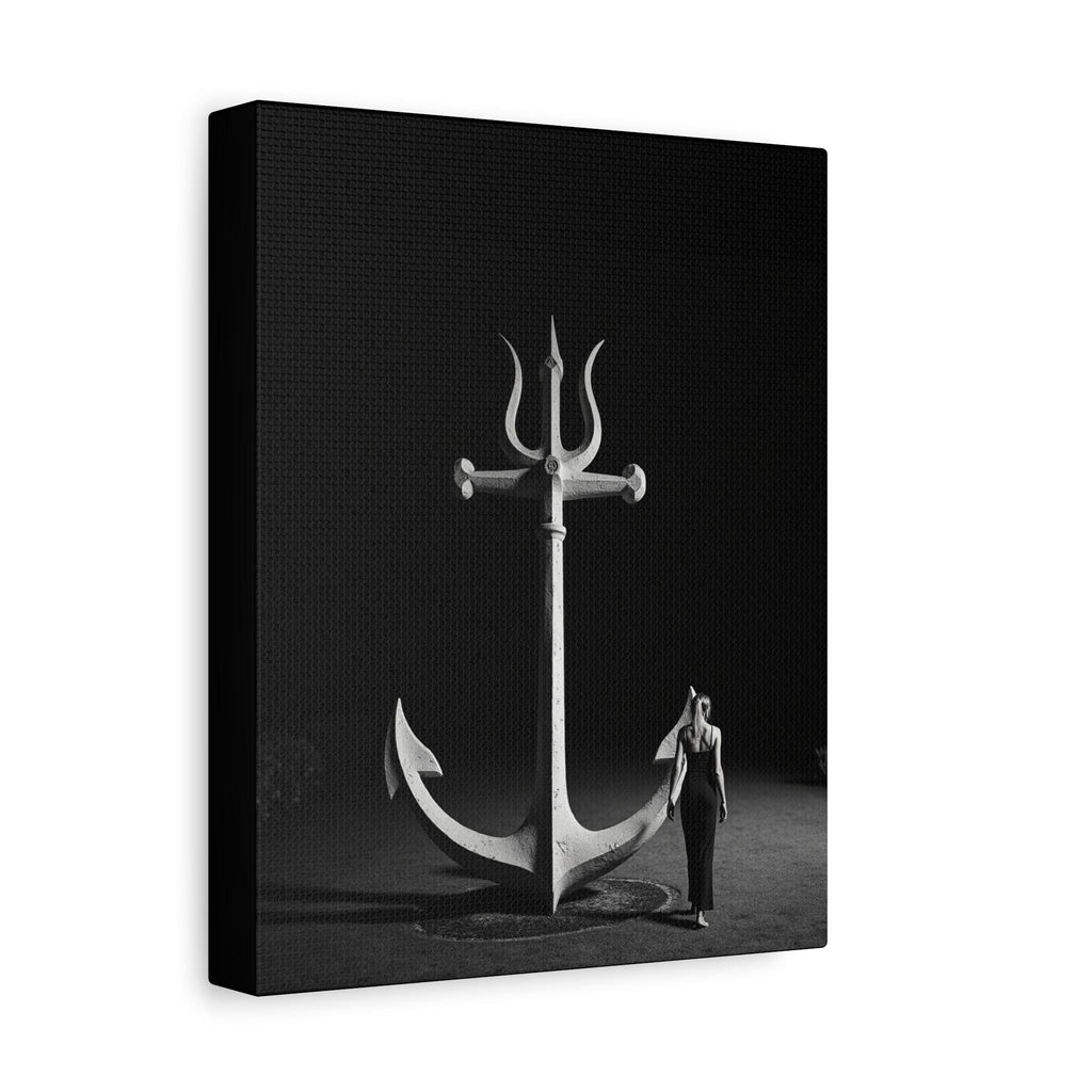Anchor Sculpture Canvas | Matte Stretched Wall Art