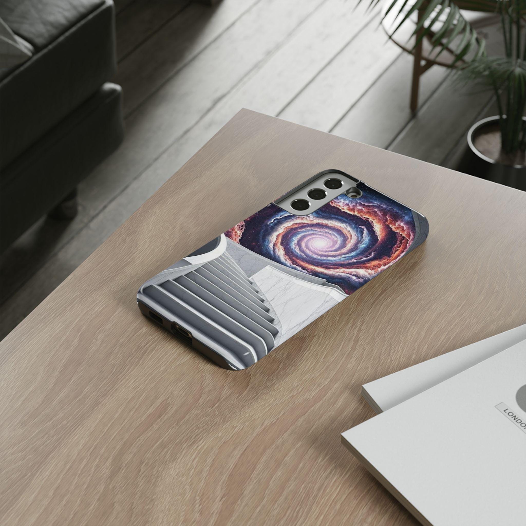 Spiral Galaxy Staircase Phone Case | Tough Cases