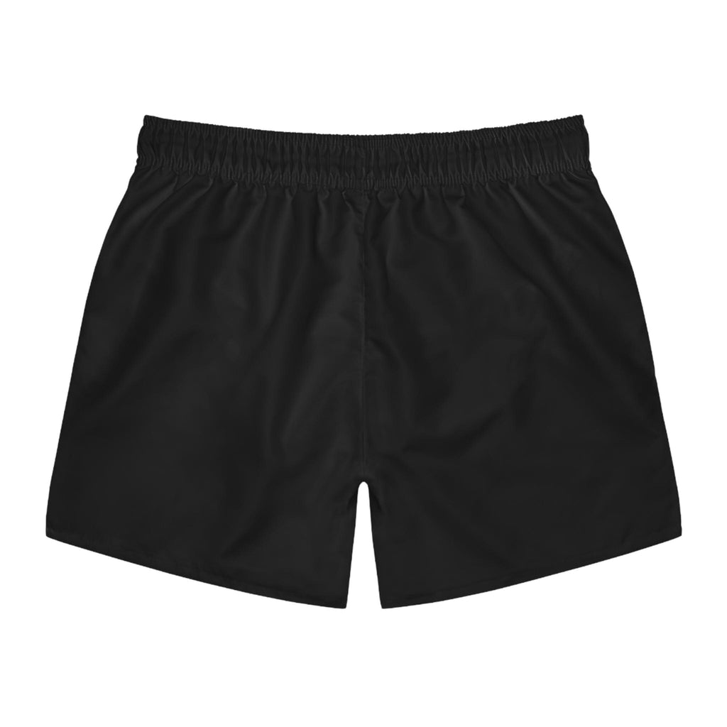 Flaming Skull Helmet Swim Trunks | Neon Military Combat Shorts
