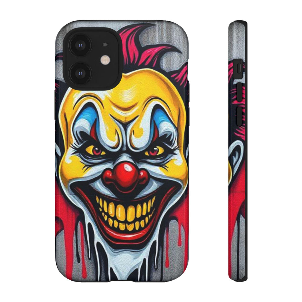 Creepy Grinning Clown Phone Case | Tough Case
