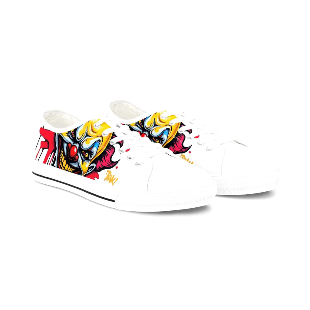 Evil Circus Clown Sneakers | Low Top Sneakers