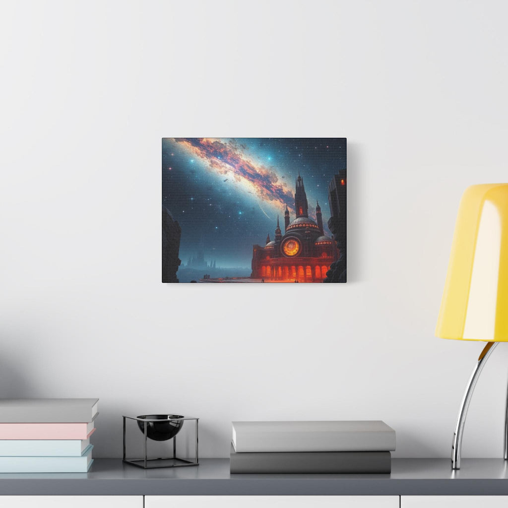 Celestial Cityscape Canvas