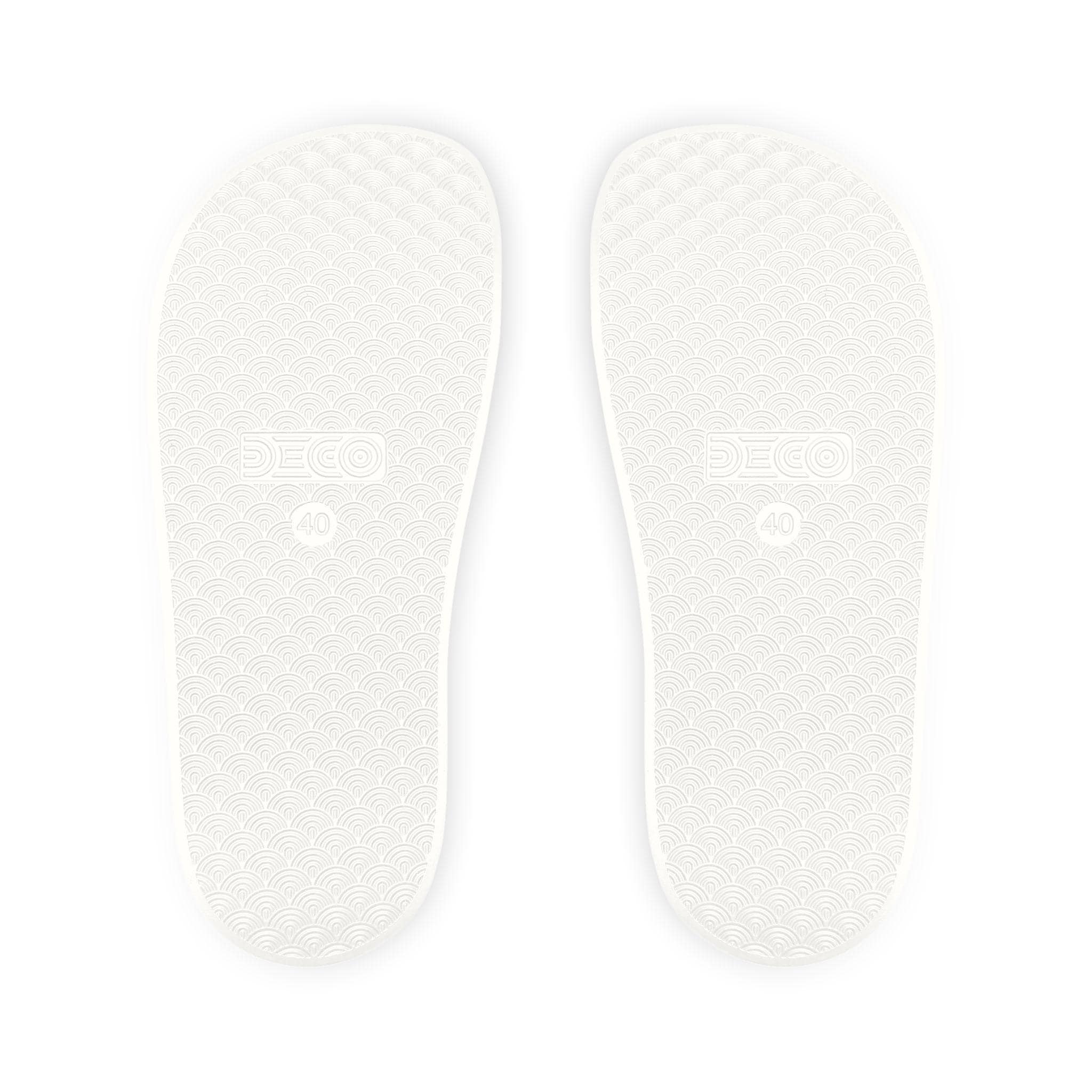Graffiti Emoji Slide Sandals | Removable-Strap Slides