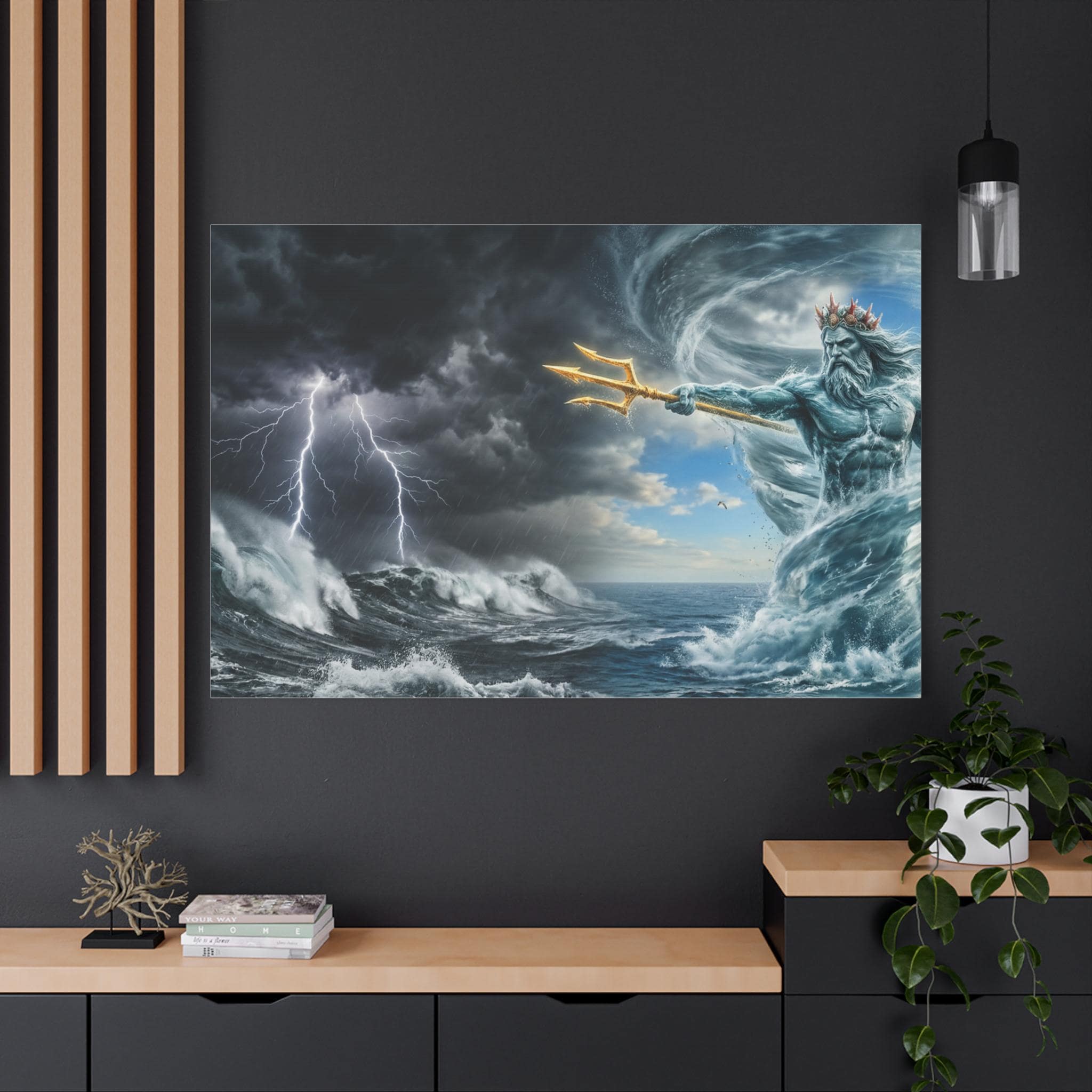 Poseidons Call Canvas