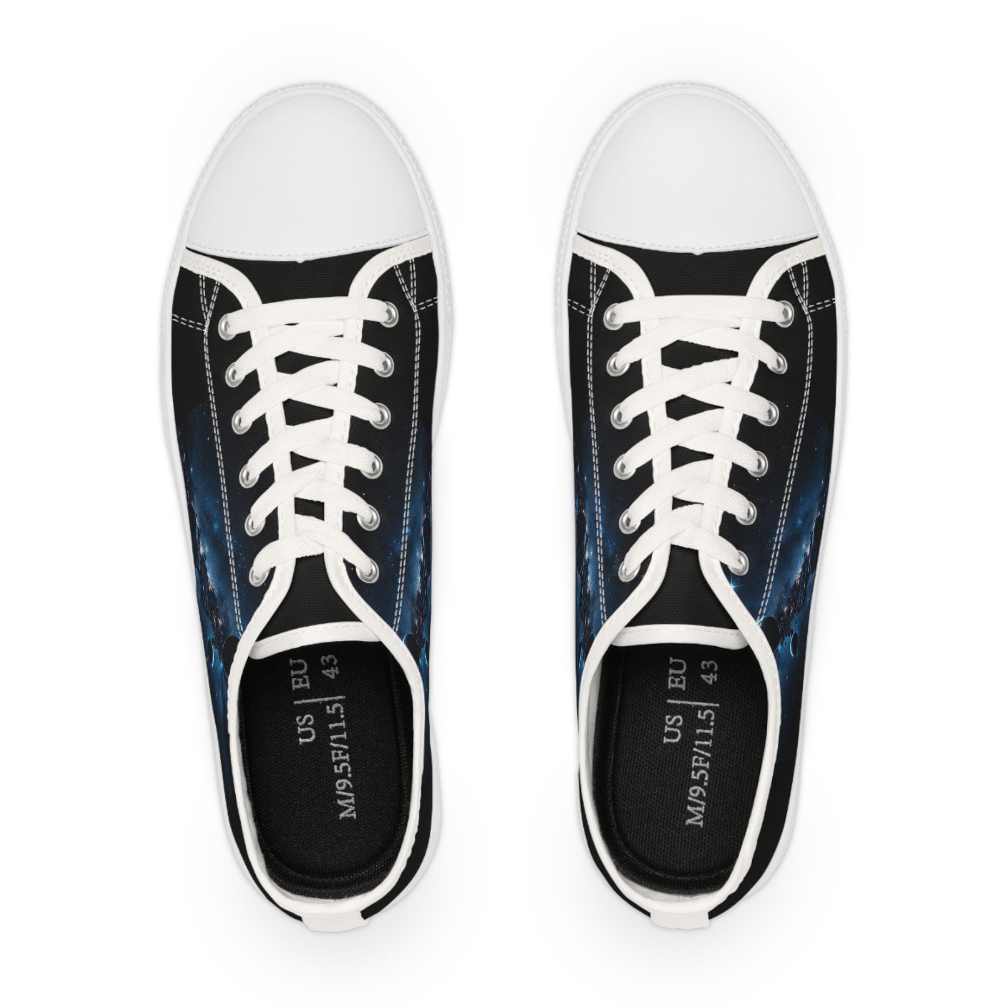 Galaxy Night Sky Sneakers | Low Top Canvas Shoes