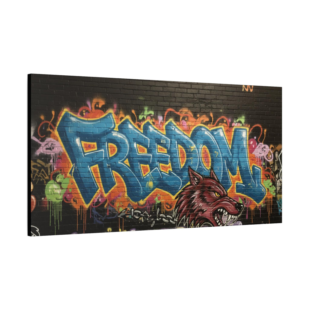 Freedom Graffiti Canvas
