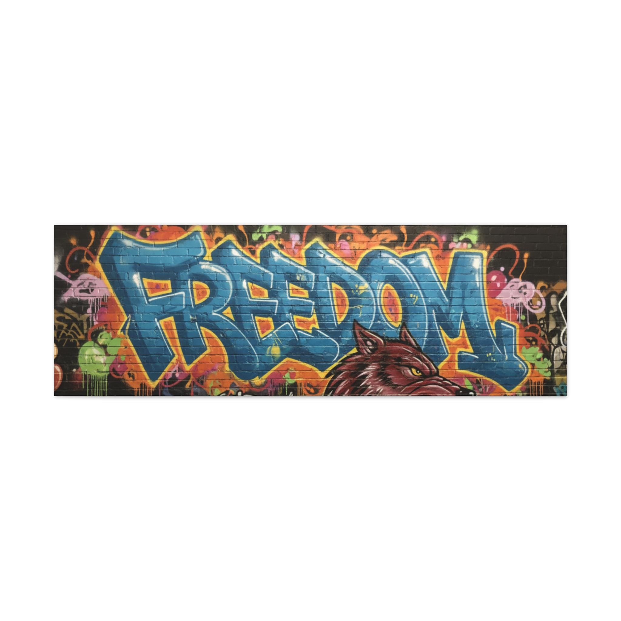 Freedom Graffiti Canvas