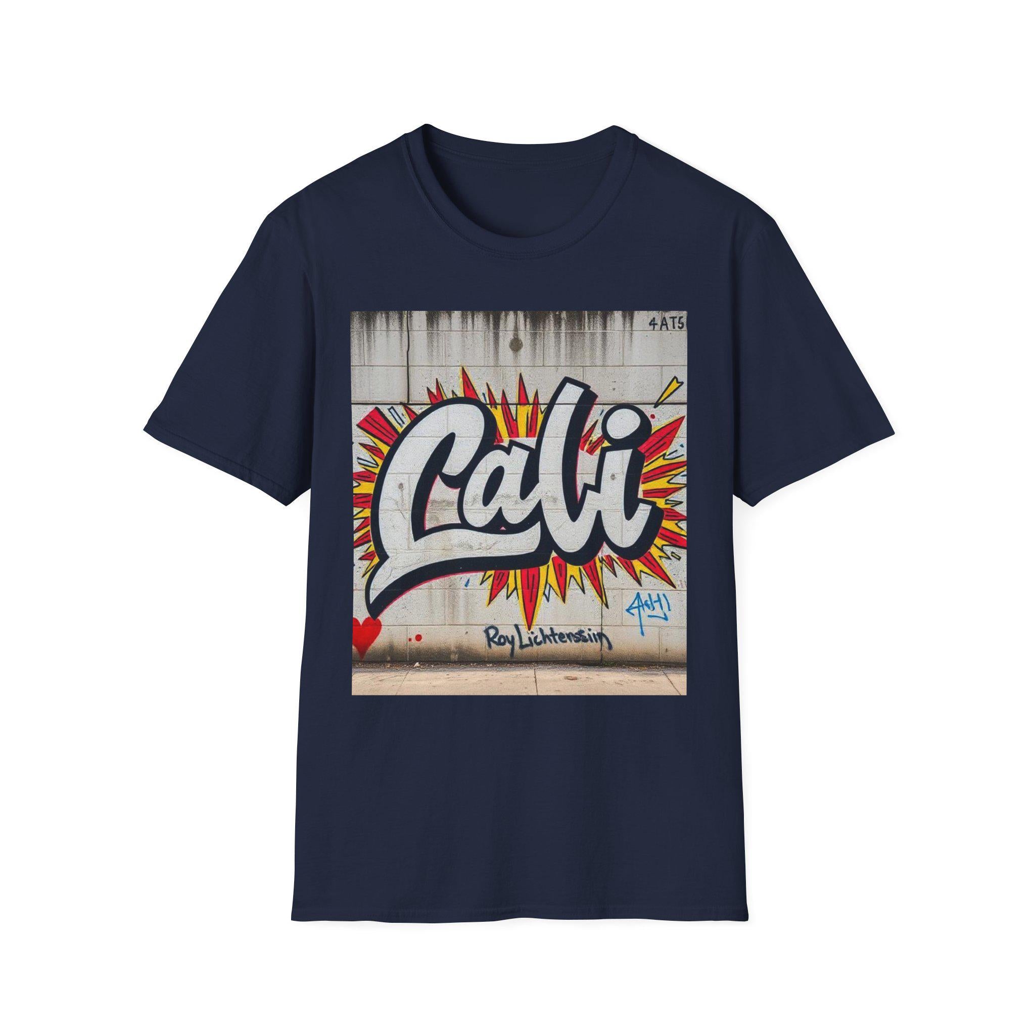 Cali Graffiti T-Shirt | Street Art California Wall Mural