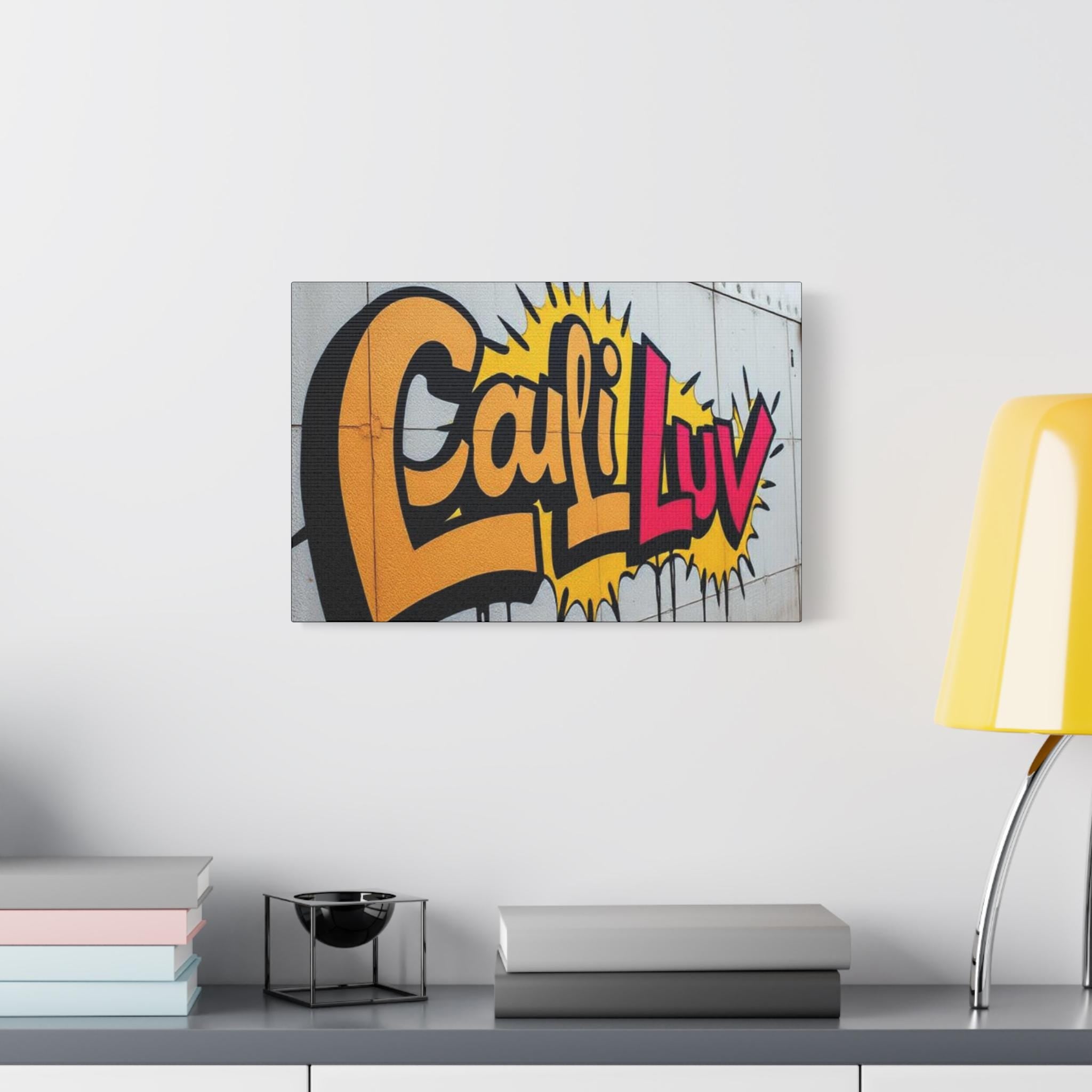 Cali Luv Graffiti Canvas Print | Matte Stretched Wall Art